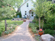 Laurie's award winning design for a backyard in Seward neighborhood.